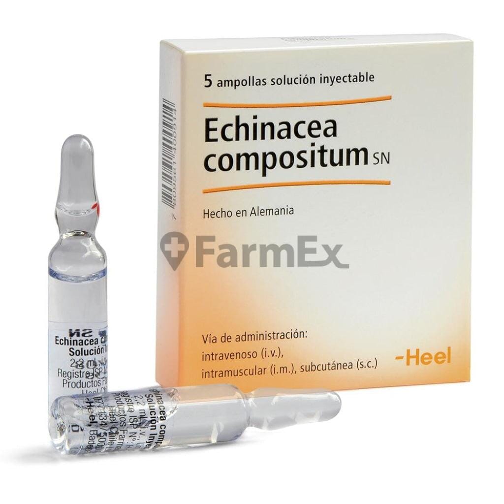 Echinacea Compositum SN x 5 ampollas Farmex-VidaTres-Persistente
